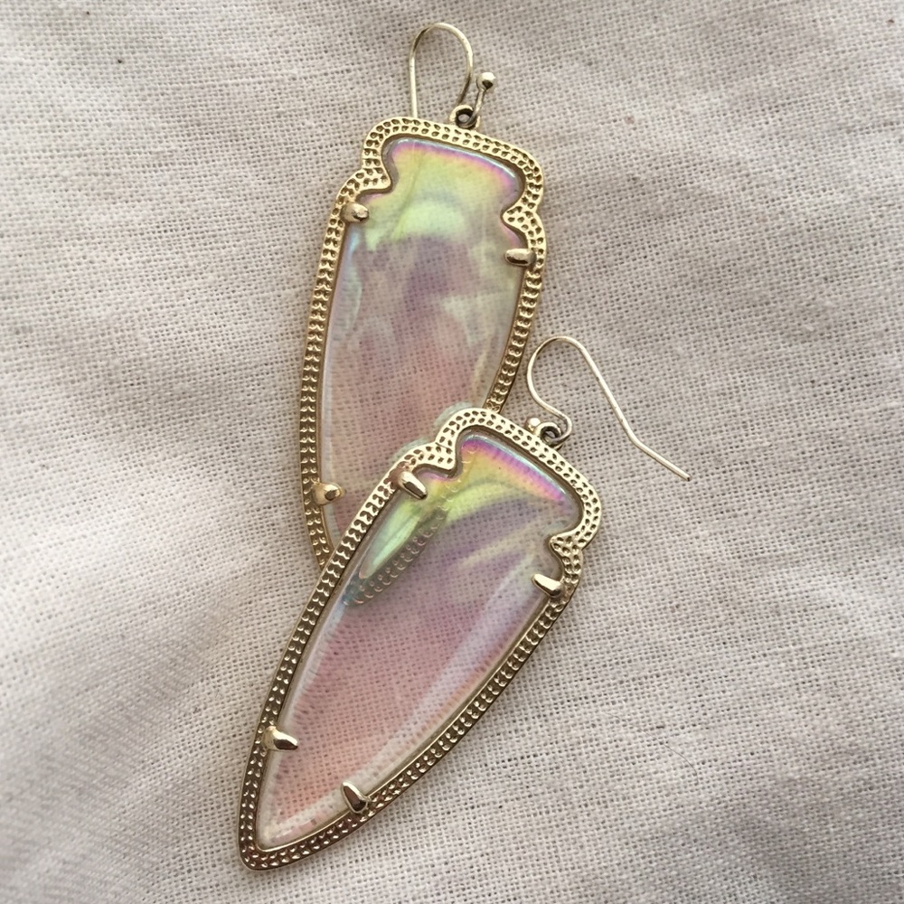 Kendra Scott Iridescent Statement Earrings